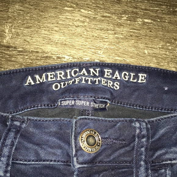 Dark Blue American Eagle Jeans - Picture 2 of 5
